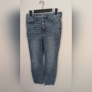 LC Lauren Conrad High Rise Skinny Ankle Jeans